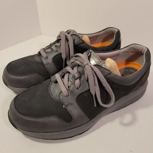Rockport Pro Walker Derby Trainers Women's 7.5 Leather Walking Shoes Black